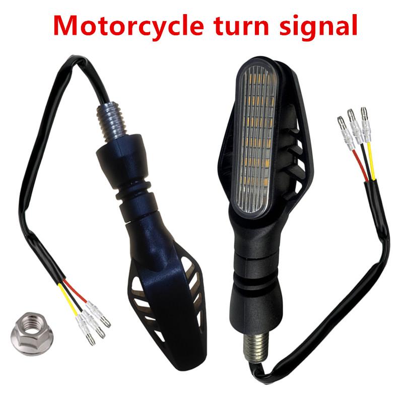 HQ Universal Led Motorcycle Directional Indicators Turn Signals Stop Signal Light DRL Flashing Flashing Rear Tail Brake Flasher