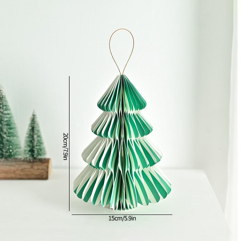 Christmas Tree Pendant 3D Honeycomb Hanging Decoration Xmas Tree Ornamnet Party Festival Desktop Props 2026 Navidad Decor