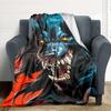 1pc Wolf Eyes Blanket, Lightweight Flannel Throw Blanket For Sofa, Bed, Travel, Camping, Living Room, Office, Couch, Chair, And Bed