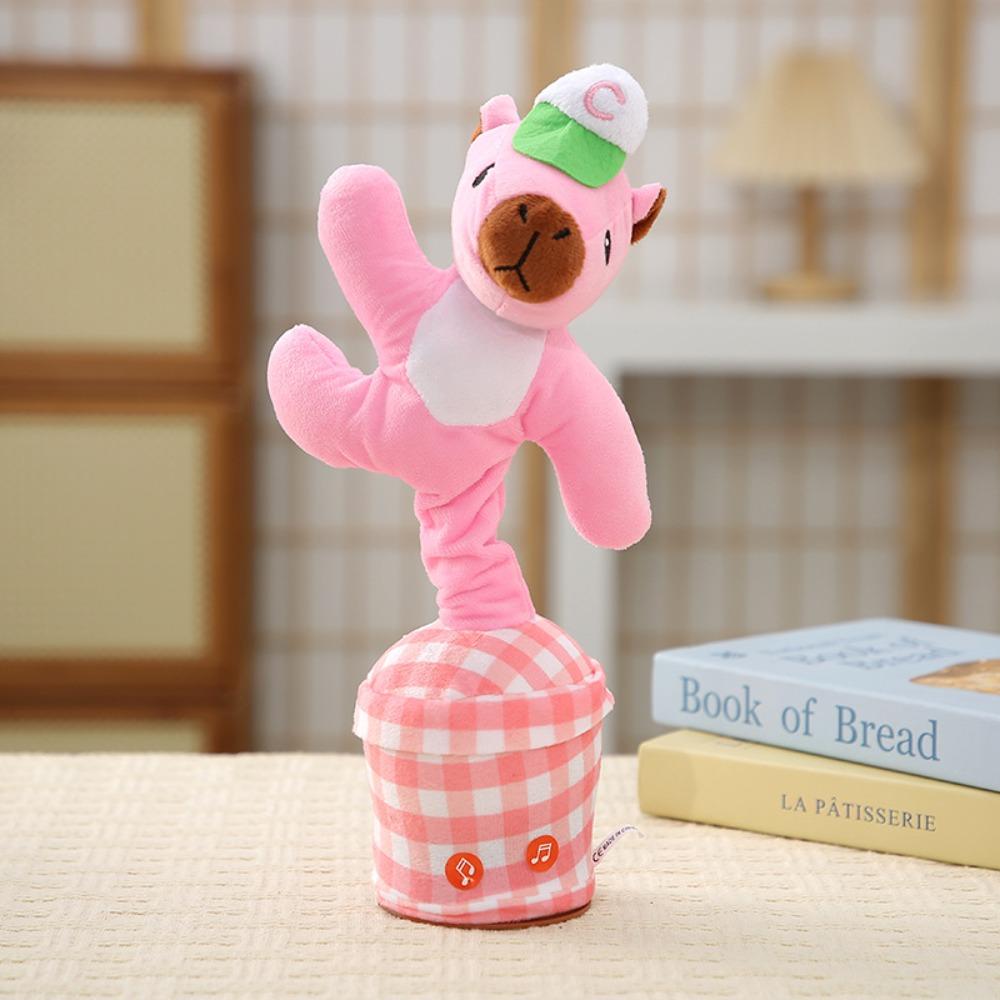 Dolphin Dancing Repeat Talking Plush Toys Capybala Talking Plush Toys  Party