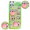 Sheet Cute Panda Tamagotchi EVA Butt Decoration Perfect for Decorating and Birthday Present Relief [1 Set] Sticker, High-Relief, Waterproof, Scented,
