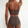 Modischer und sexy Damen-Bikini Zweiteiliger Badeanzug