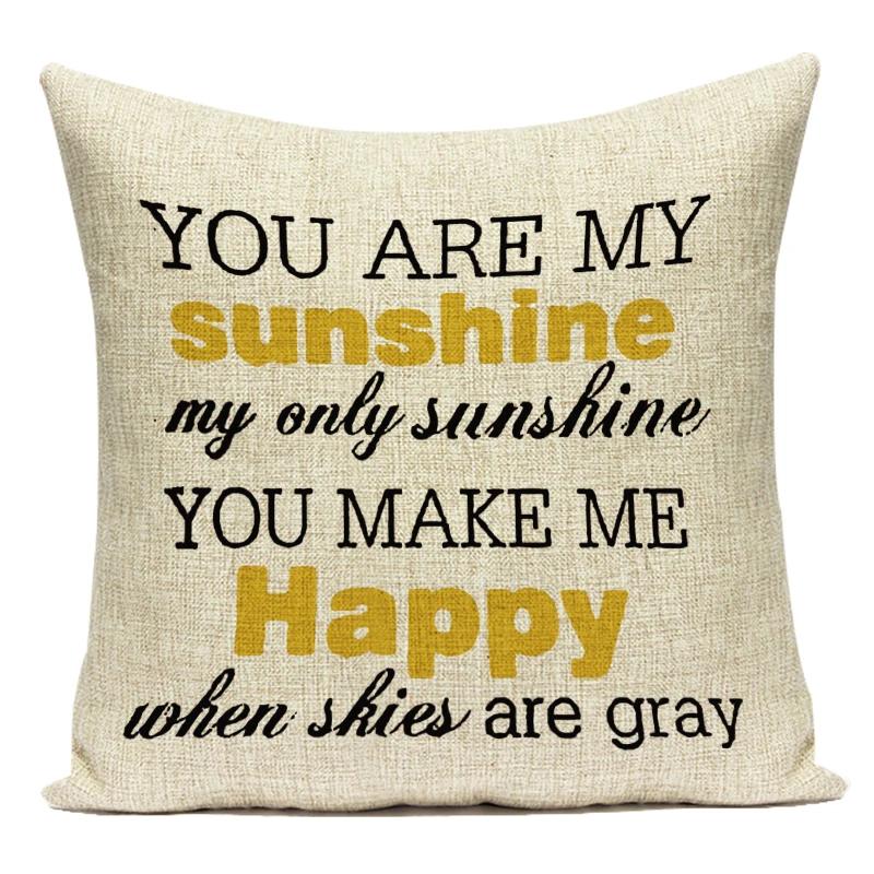 Nordic Style Letters Geometry Decorative Cushion Cover Home Textile Decor Pillow Cover Living Room Sofa Decor Pillow Case