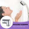 G1/2 Universal Shower Head Adapter Universal Shower Head Extension Elbow Connector for Most Shower Heads