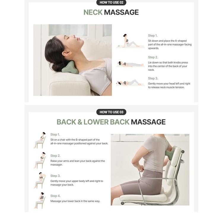 [Barybody] Piłka do masażu Roller & Narzędzia Wszystko-w-jednym Masażer manualny