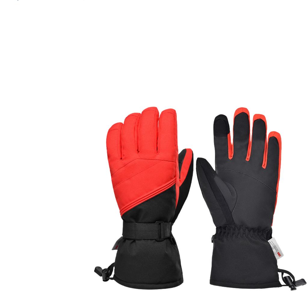 Ski Gloves for Men Women Outdoor Sports Water-Repellent Windproof Thickened Sherpa Cotton Winter Gloves Full Weight Lifting