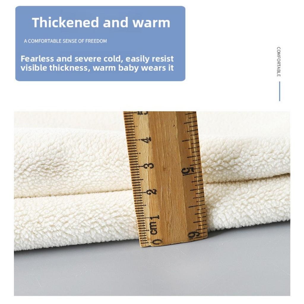 Children's Warmth Set with Thick Velvet for Autumn and Winter, New Baby Underwear, Mid Autumn Clothes, Autumn Pants, Children's Set