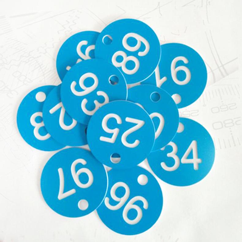 Bicolor Metal & Acrylic Sign Set: Storage Room, Nameplate, Key Tag, Number Plate