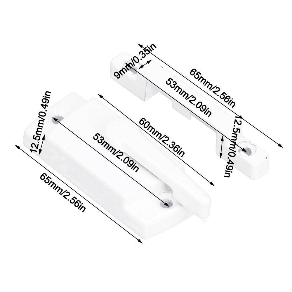 Multifunctional Sash Lock Aluminum alloy Window Sash Lock Accessories Window Lock Sliding Windows