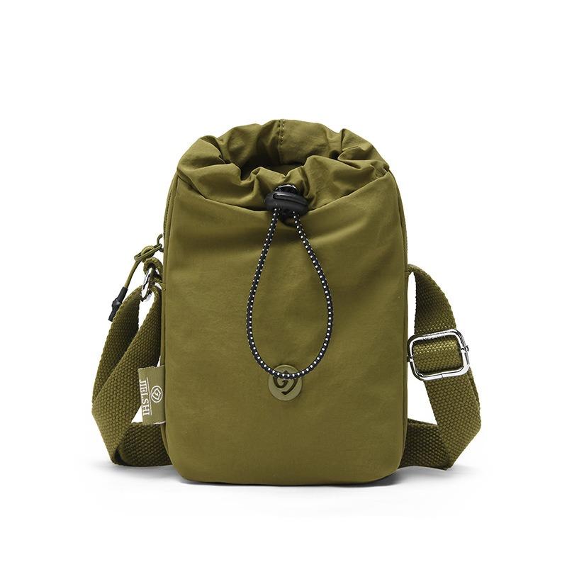 Sommer neue Umhängetasche multifunktionale lässige Umhängetasche minimalistische Kordelzugtasche Trinkflaschentasche Sport Damen Tasche