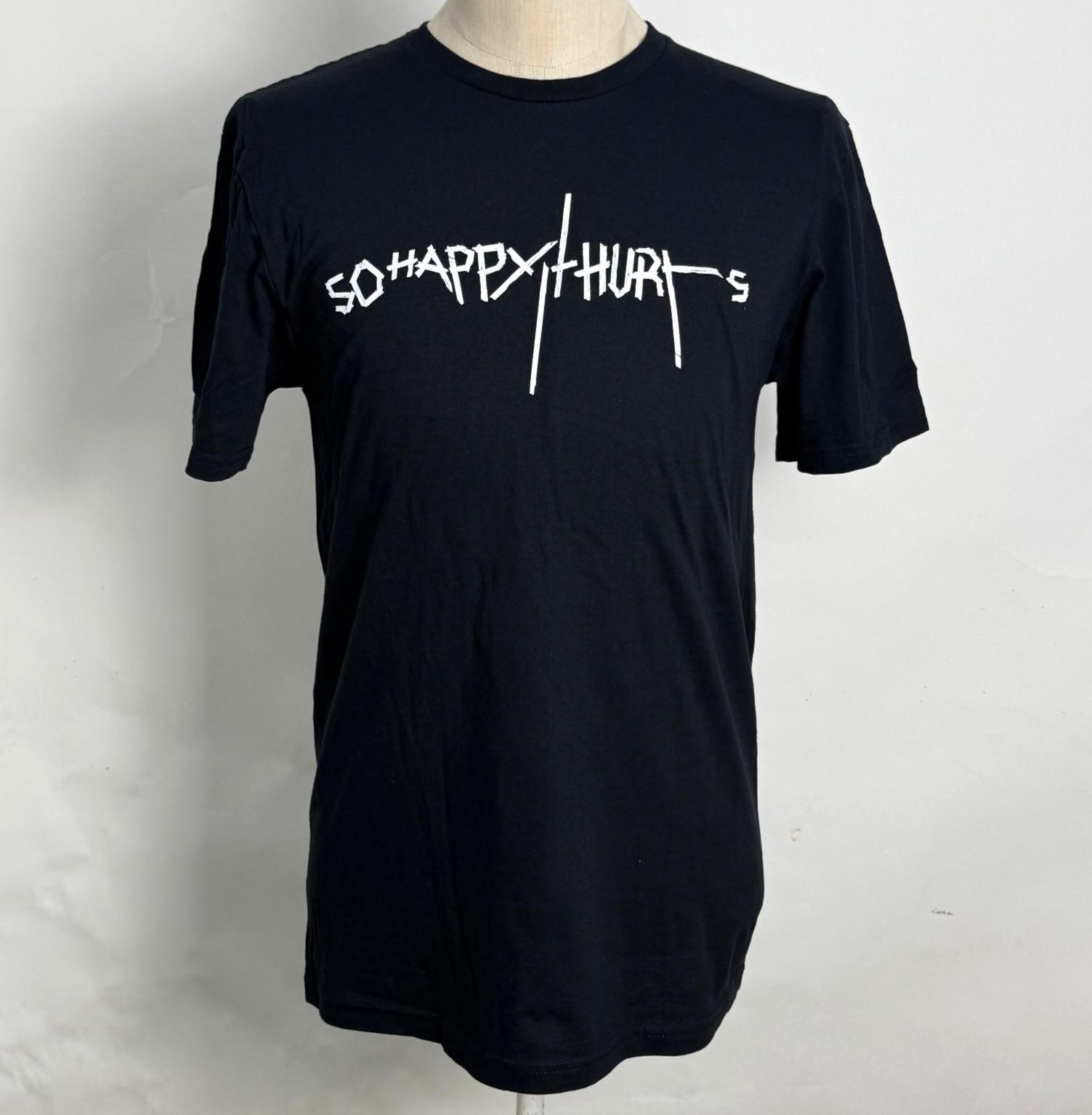 Ceremony of Roses Men s T-Shirt Bryan Adams So Happy it Hurts Black Size M NEW Unisex T-Shirt L