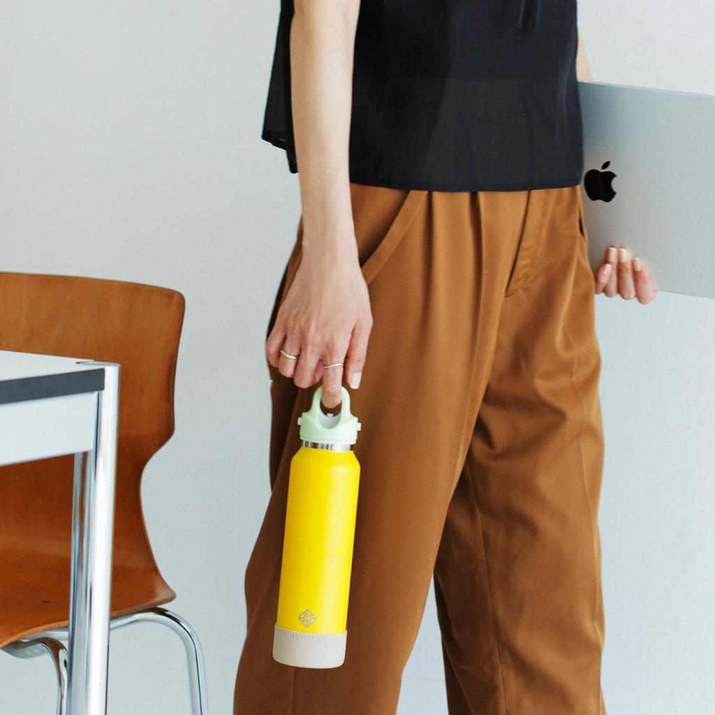 Carbonated Water Stainless Cold Vacuum Gift REVOMAX REVOMAX Official16oz (473ml) Bottle, Steel, 18-Hour Hot/36-Hour Retention, Insulated, Bottle,