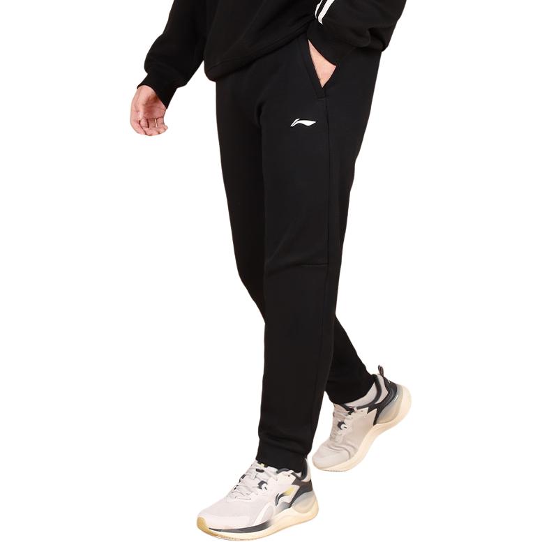Li-Ning Fleece Lined Warm Sports Fitness Joggers Men bottoms AKLC325-1