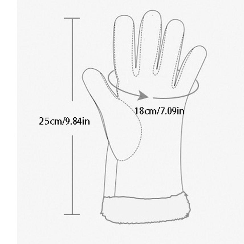 Cute Cat Female Gloves Velvet Windproof Mittens Sweety Winter Warm Glove  Winter Keep Warm