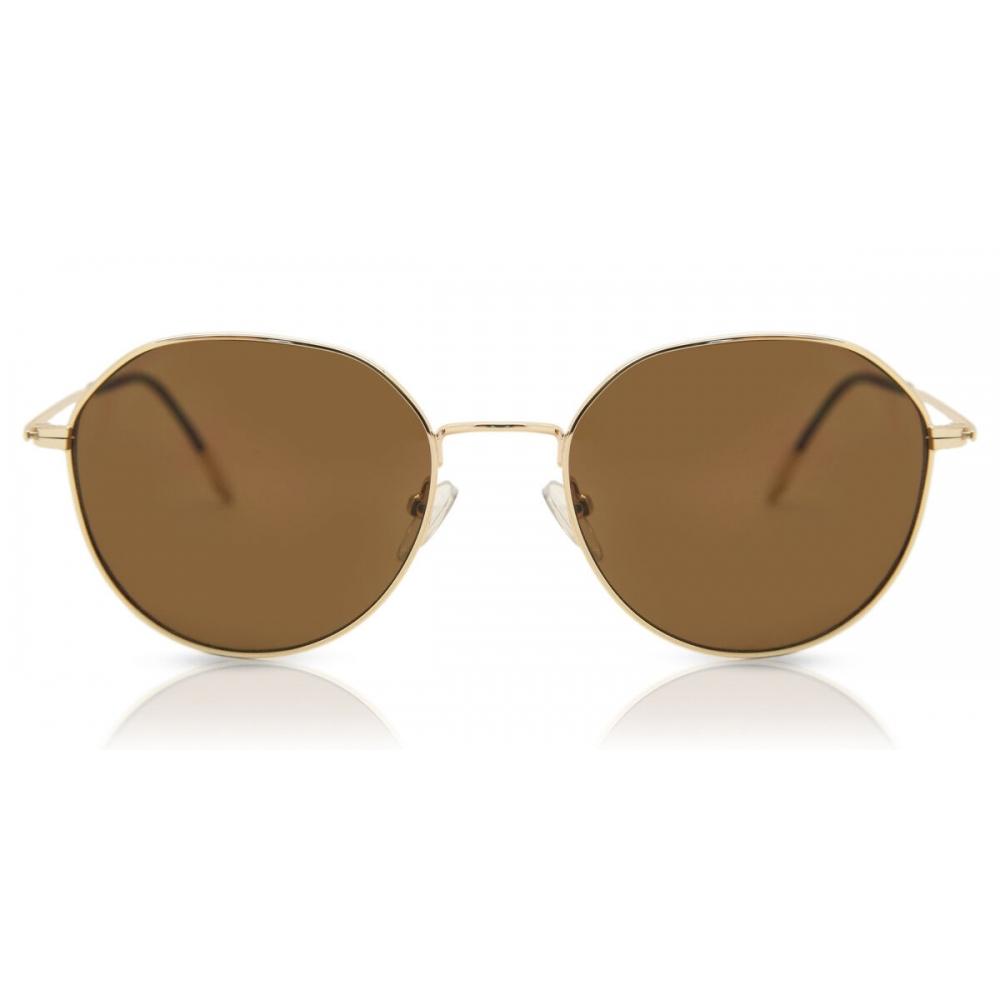 

Full Rim Oval Gold Smartbuy Collection Brette Sb 928d Fashion Unisex Sunglasses Gold/53