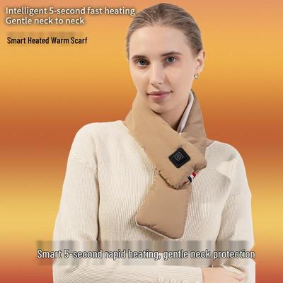 Graphene Smart Heating Velvet Scarf - Korean Style Neck Warmer