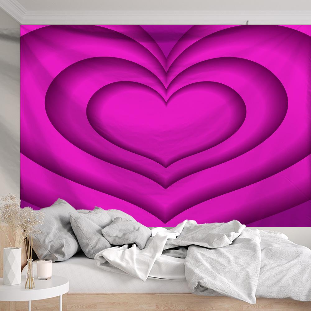 

Lovethemed tapestry as the background fabric for the room Simple tapestry for wallmounted decoration in the bedroom 74x94cm(29x37in)