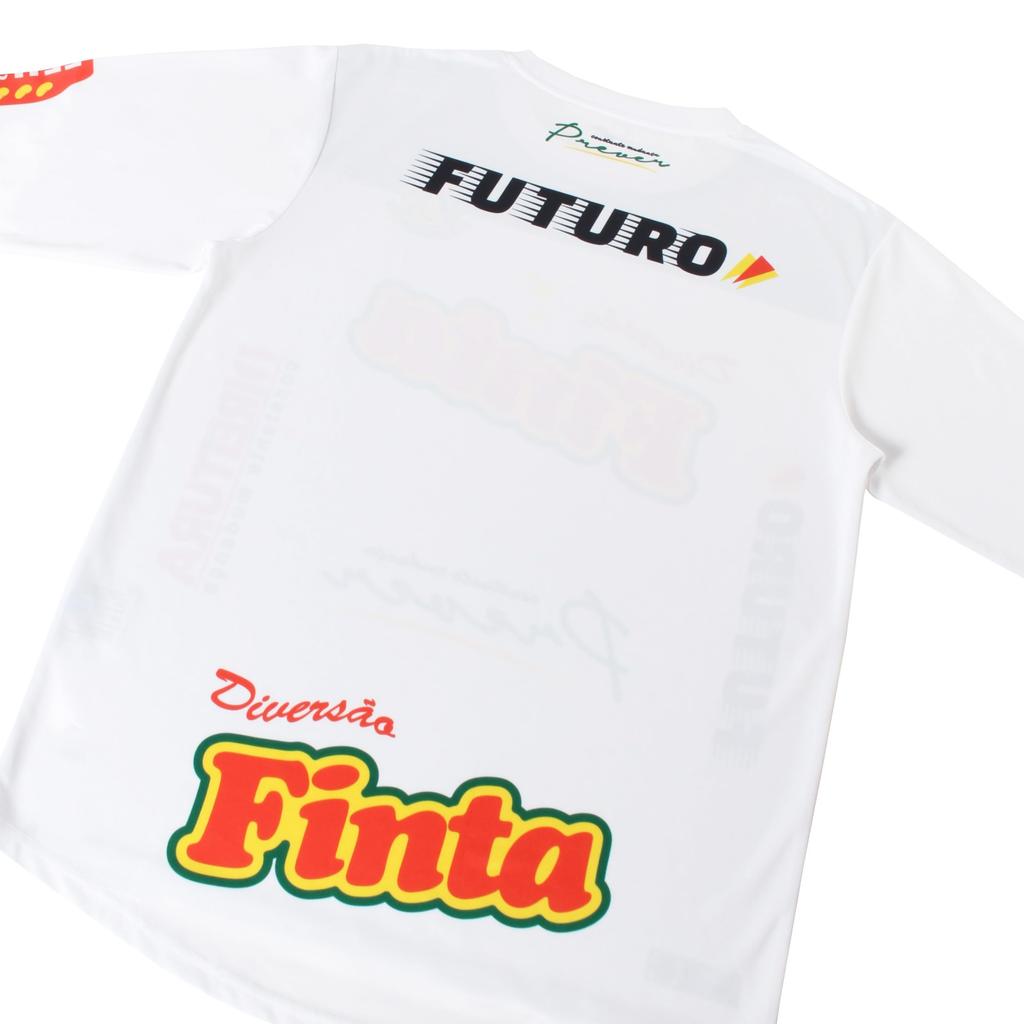 FINTA Soccer Long Sleeve Practice Shirt, Men's/Junior, FT4300 (0100), White, Size M