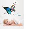 SK36001 Beautiful Flying Butterfly Fresh Living Room Entrance Decorative Wall Sticker Pvc