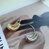 Ear Cuffs Semicircular Ear Clip Ear Cuffs Earrings Copper Material for Woman Daughter Girl Birthday Valentines Day Gift