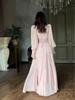 Retro Long Sleeve Waist-Cinching Fairy Dress 2025 - European and American Spring Style