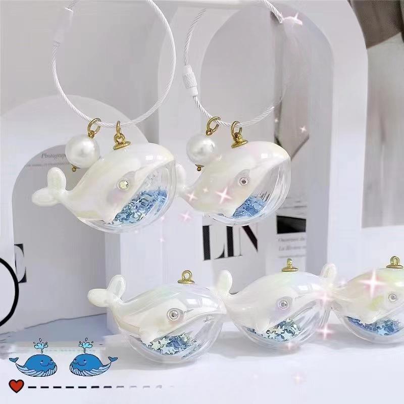 Wal Schlüsselanhänger Rucksackanhänger Ozean Paar