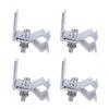 4pcs Aluminium Standing Seam Clamp for Solars Panel Installation on Metal Roofs Photovoltaic Brackets Daily Use
