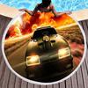 Sport Car Round Beach Towel,Cool Racing Print Sand Resistant Beach Blanket,Absorbent Quick Dry Pool Towel Portable Picnic Mat