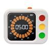 Digital Timer 60 Minutes Visual Countdowns Plastic Time Management Tool Traffics Light Themed Timer for Kitchen Use