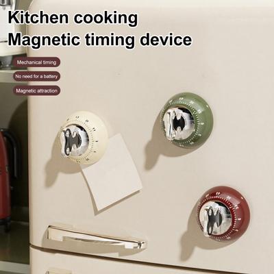 Magnetinis Virtuvės Laikmatis Mechaninis Atgalinės Ataskaitos Laikrodis Maisto Gaminimui Kepimui Mokymuisi Sportui Konkurencijai Laiko Valdymo Įrankis