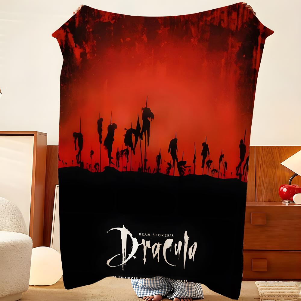 Movie B-Bram S-Stoker's D-Dracula Throw Flannel Throw Blanket, Lightweight Cozy, Durable Washable Cute Cool