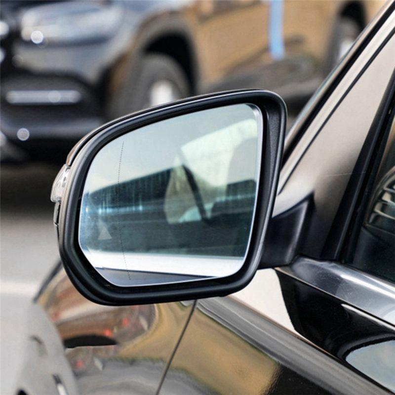 AA92-Heated Auto Blind Spot Rear Mirror Glass For GLE W167 GLS - G-Class W464 - Left