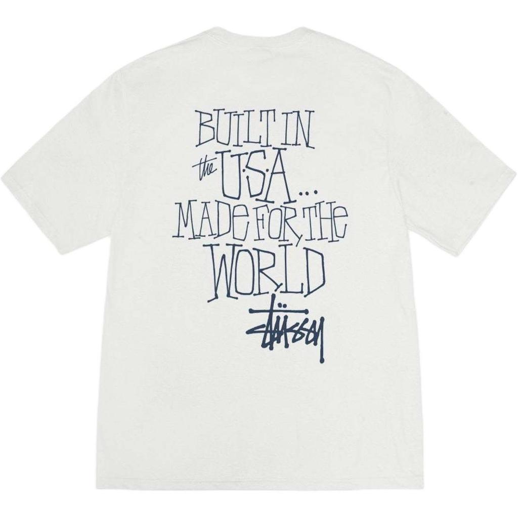 Stussy FW24 BUILT IN USA TEE PIGMENT DYED logoT Unisex 1905059