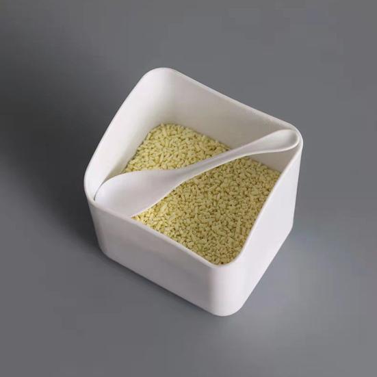 Gewürzbox mit Deckel, großes Fassungsvermögen, staubdicht, wasserdicht, zur Wandmontage, Salz- und Pfefferbox, Gewürzglas mit Löffel-Set