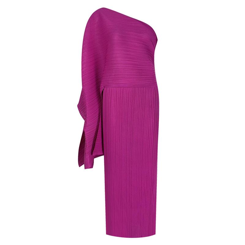 

2025 Весна Женская Юбка Миди с Неровной Талией - Высокая Посадка, Разные Цвета One Size розы красного