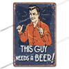 Retro Metal Signs Humorous Quotes Wall Art Home Decor Tin Plaques Office Bar Cafe Decoration