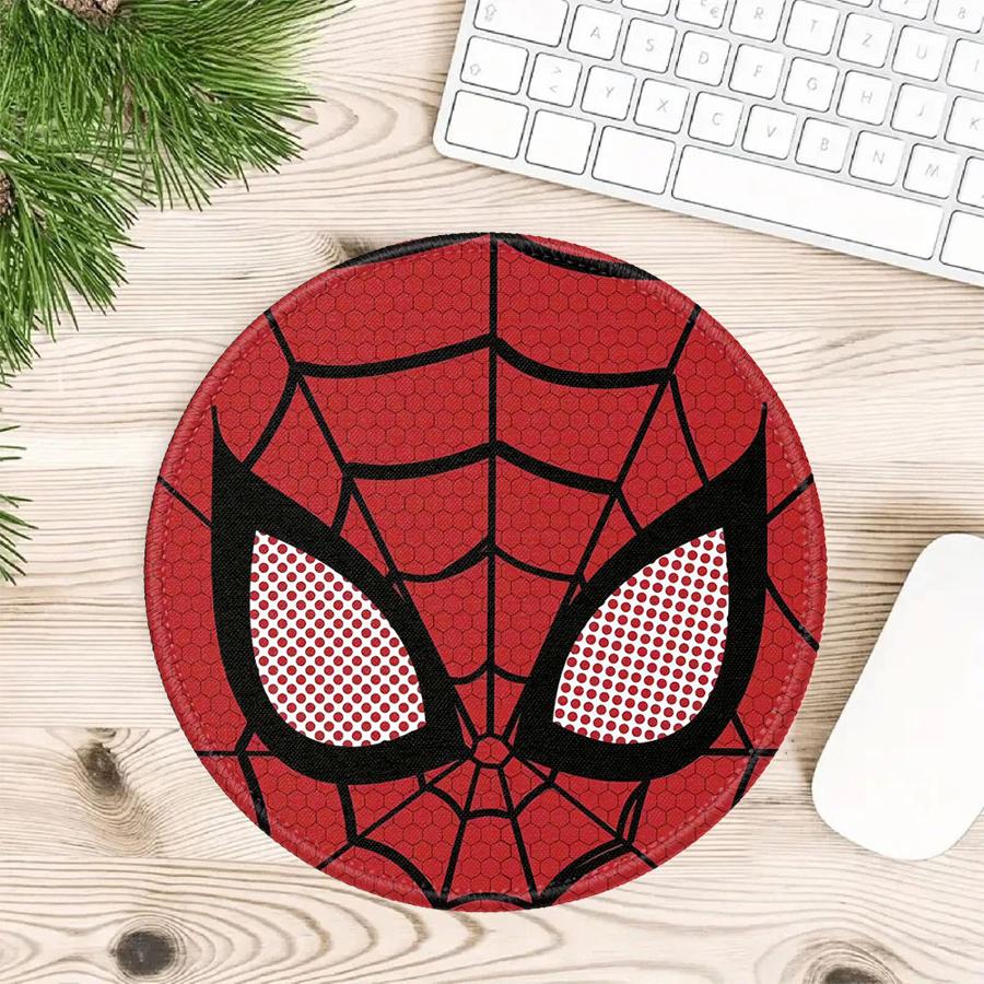 

rubber 1pc Mouse Pad office Pad Computer Laptop Pad Keyboard Mouse Pad Desk accessories Game Console Pad Black Spider Design 250x250x3mm
