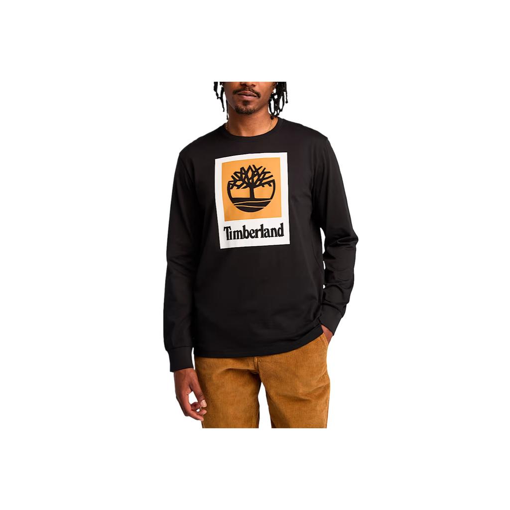 Timberland Stack Logo Casual Comfortable Soft Long Sleeve T-Shirt Men tops TB0A5VBB001