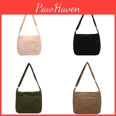 Minimalist Casual Crossbody Bag With Plush Padding For Everyday Wear
