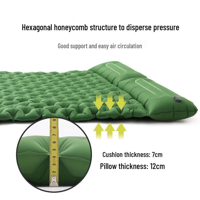 ZISIZ Ultralight Inflatable Camping Sleeping Pad