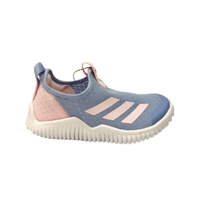 Adidas Rapidazen Fabric Comfortable Simple Non-Slip Durable Mid-Top Kids Running Shoes Kids Running Shoes Pink Blue ID3372