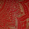 BLESS INTERNATIONAL Beautiful Indian Bohemian Psychedelic Hippie Tree of Life Window Curtain Panels for Bedroom, Living(Red Golden Flower)
