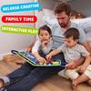 Educational Children's travel toy felt activity quiet busy board, an sensory learning book for basic dressing hand movements