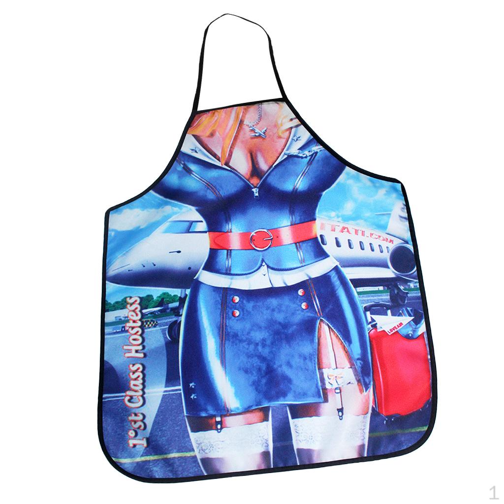 Cooking Salon Bib Apron Vintage Joke Items Made Of Polyester