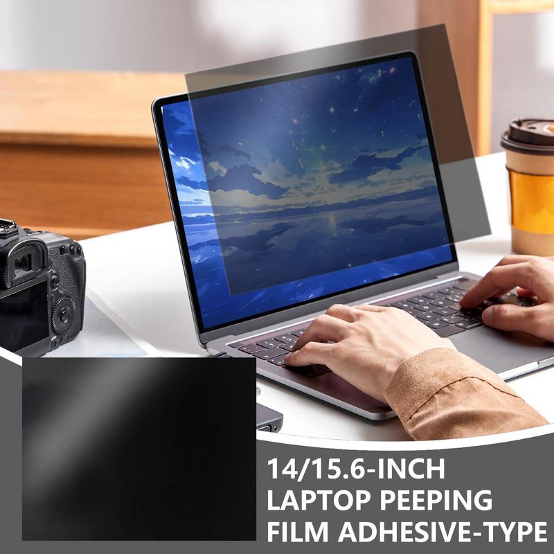 Ochranná fólie na displej pro soukromí pro 14/15,6palcový notebook, pro širokoúhlé notebooky 10,1-15,6 palce, filtr soukromí proti oslnění a modrému světlu