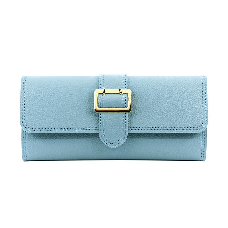 Kadın Uzun Cüzdan Basit ve Ferah PU Bozuk Para Cüzdanı