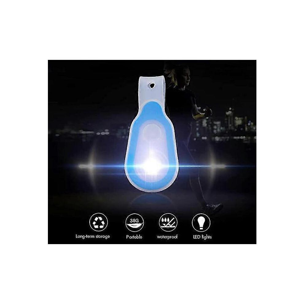 (Blue) Led Wearable Lights For Nurses With Hands-free Magnetic Clip, For Hiking Dog Walking Running Doctors