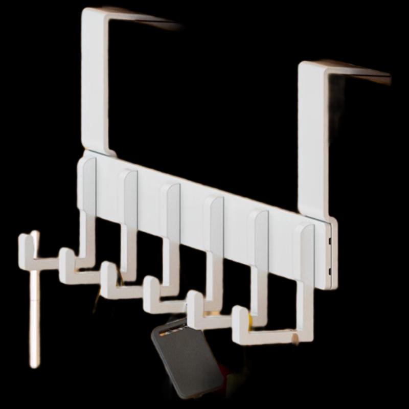 Moshen No-Drill Over-Door Hook Rack