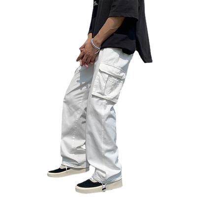Pantalones Casuales Rectos de Moda para Hombre con Múltiples Bolsillos, Pantalones para Deportes al Aire Libre