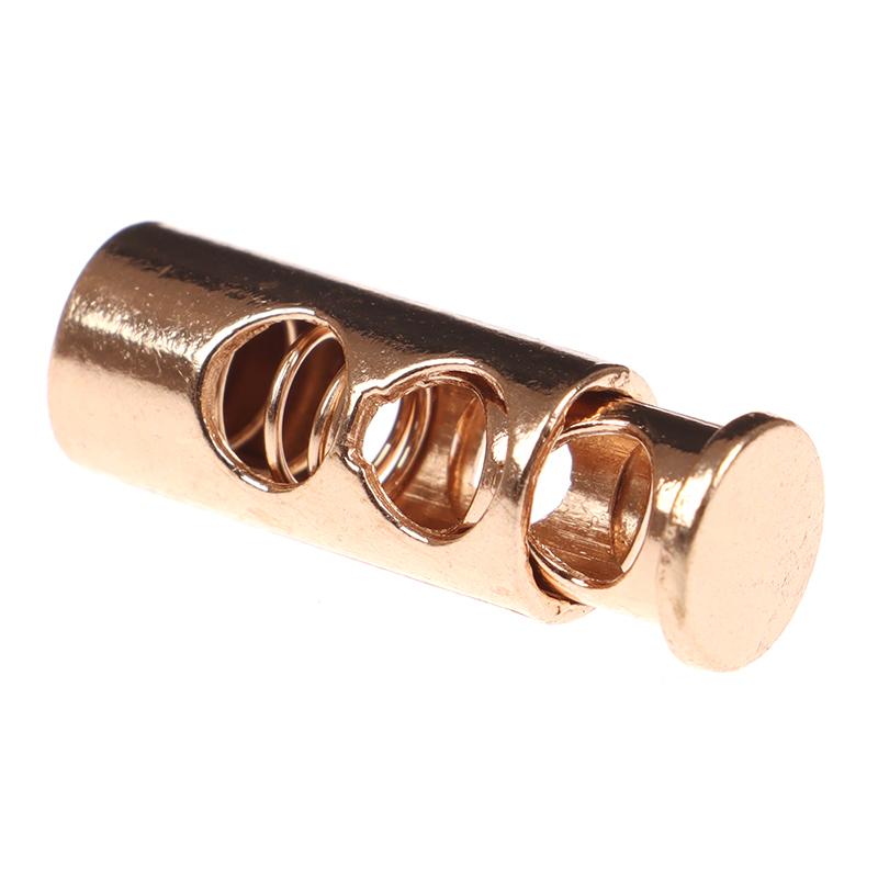 10Pcs Metal Stoppers Toggle Cord Locks Drawstring Lock Diy Apparel Accessories